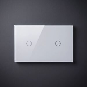 Interruptor Inteligente Touch 2 botones Blanco