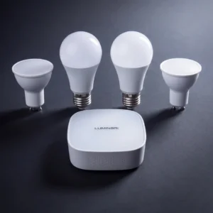 Kit Inicio Iluminación: Smart Hub Da Vinci con 2 ampolletas E27 y 2 ampolletas GU10